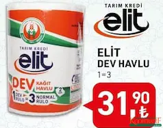 TARIM KREDİ ELİT DEV HAVLU KAĞIT TARIM KREDİ ELİT DEV HAVLU KAĞIT